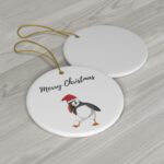 Iceland Ceramic Ornament, Holiday decoration, Iceland Gift, Gifts from Iceland, Iceland Souvenirs, Puffin Ornament - Image 5