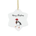 Iceland Ceramic Ornament, Holiday decoration, Iceland Gift, Gifts from Iceland, Iceland Souvenirs, Puffin Ornament - Image 7