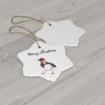 Iceland Ceramic Ornament, Holiday decoration, Iceland Gift, Gifts from Iceland, Iceland Souvenirs, Puffin Ornament - Image 8