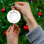 Personalized Iceland Ceramic Ornament - Image 3